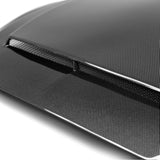 Type-SN double sided carbon fiber hood for 2018-2023 Ford Mustang