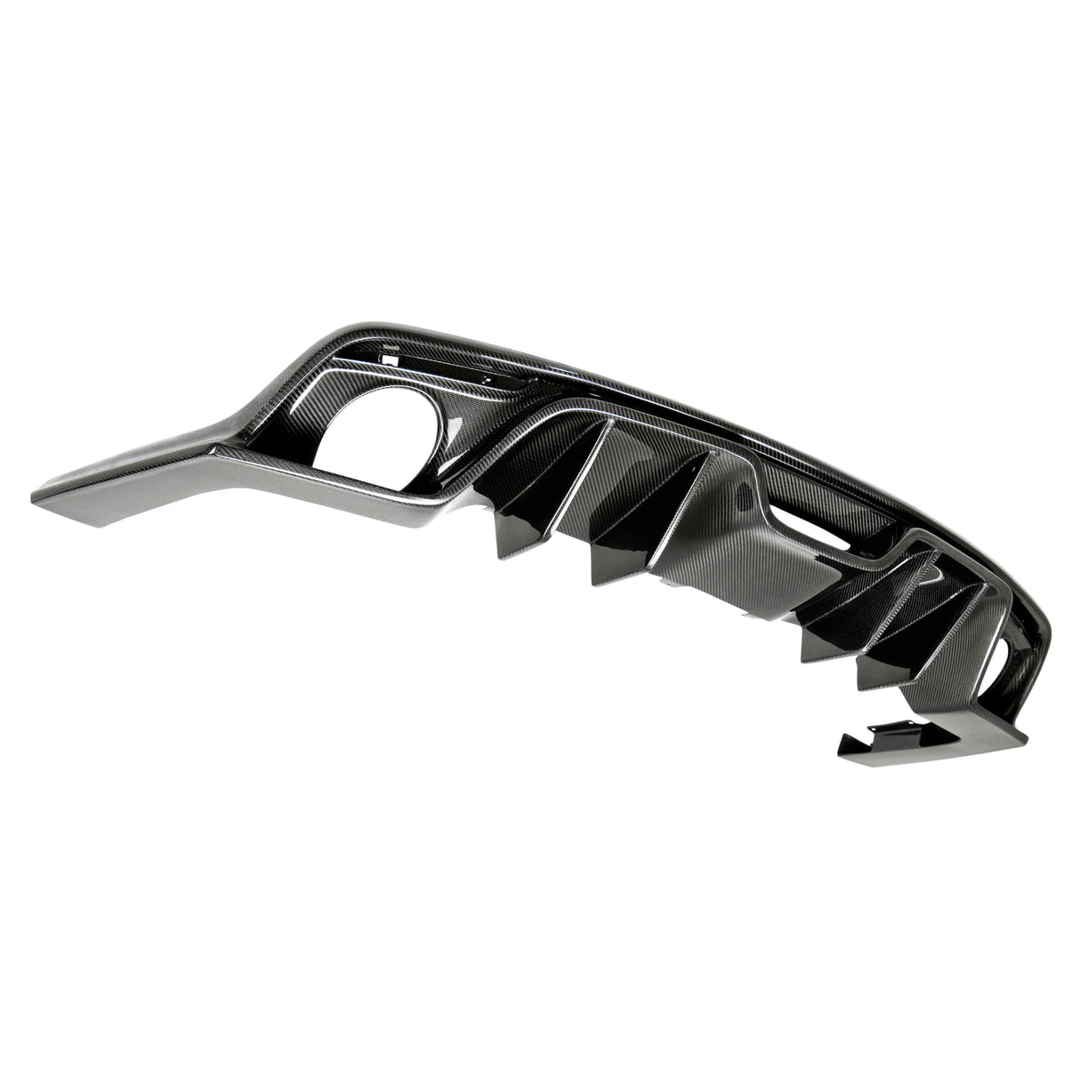Type-AR carbon fiber rear valance for 2015-2017 Ford Mustang