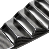 Type-V carbon fiber window louvers for 2015-2023 Ford Mustang
