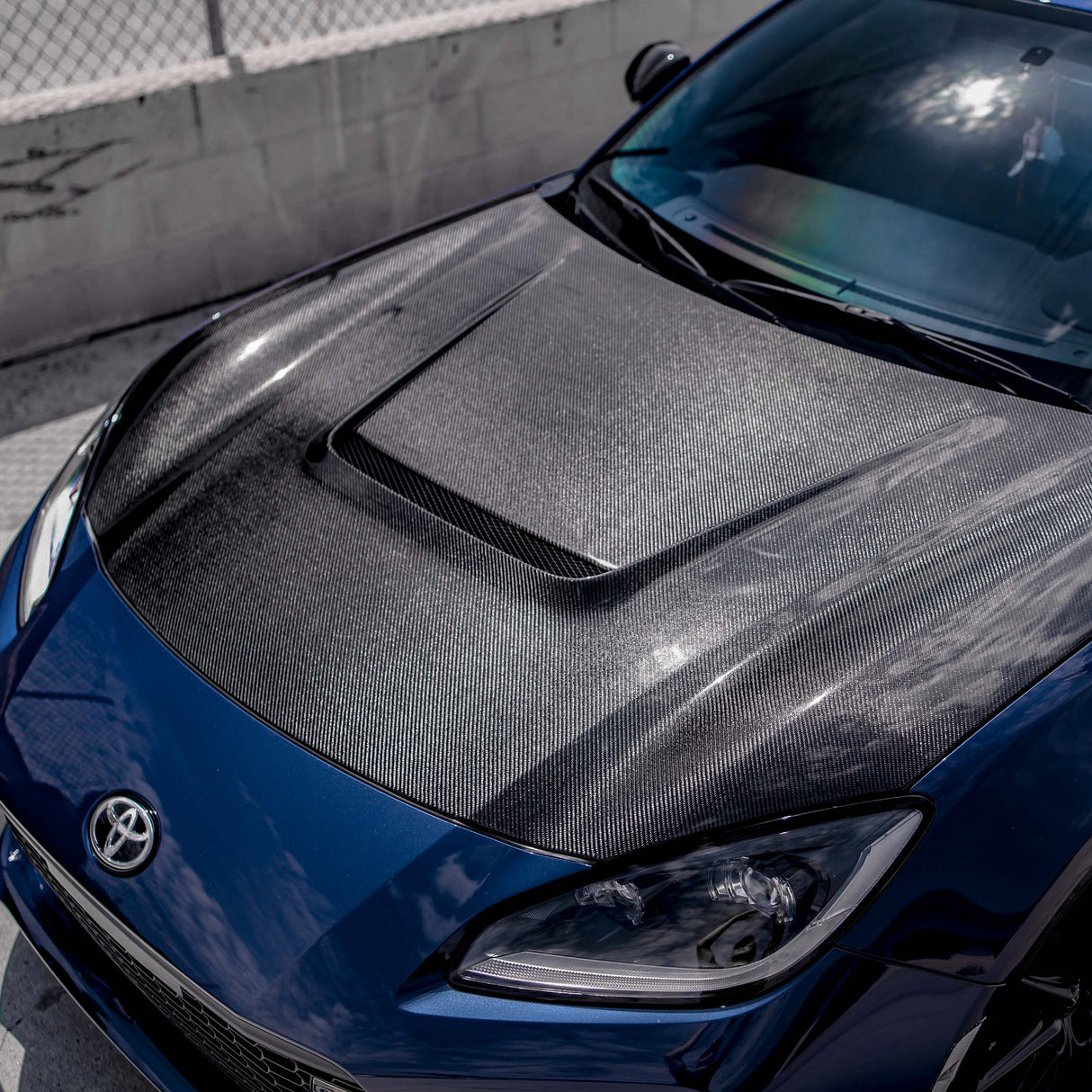 VS-style carbon fiber hood for 2022 Toyota GR86/ Subaru BRZ