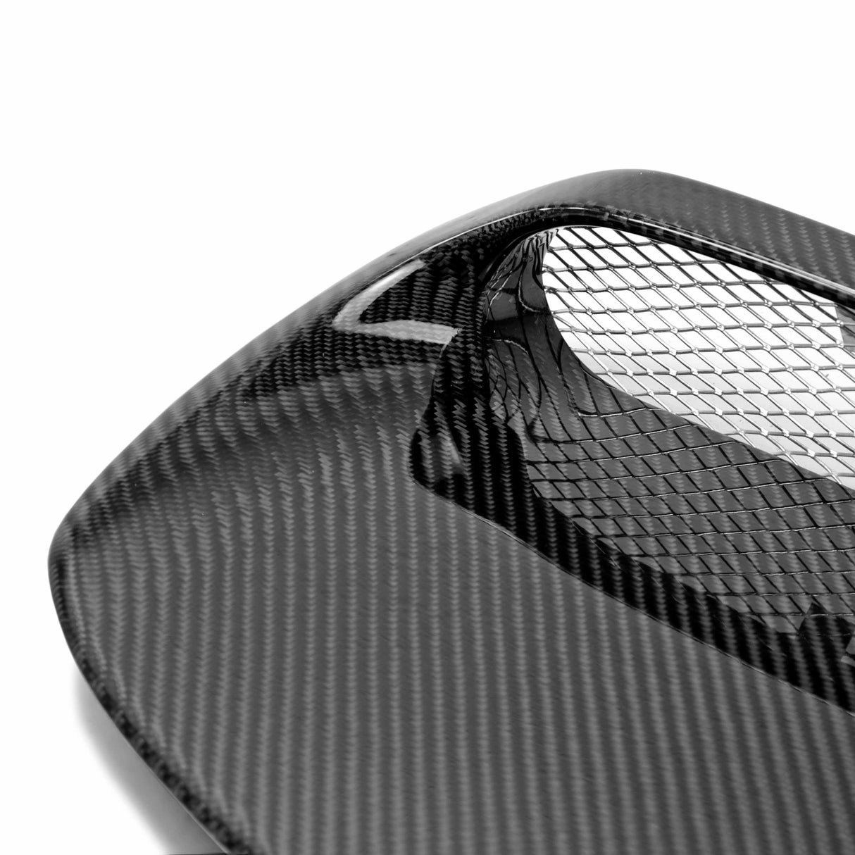 OE-style carbon fiber hood scoop for 2008-2014 Subaru WRX/STi