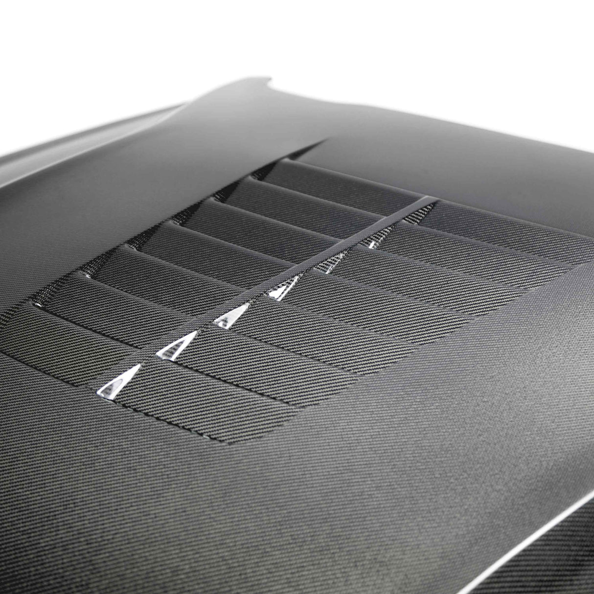Type-GT5 double sided carbon fiber hood for 2018-2023 Ford Mustang