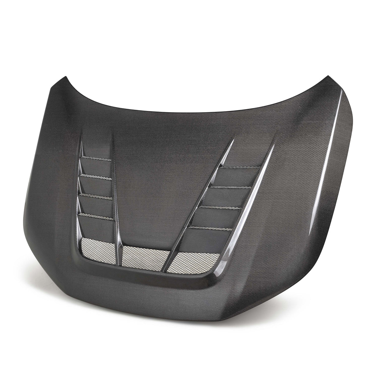 TV-style double sided carbon fiber hood for 2023 Honda Civic Type R