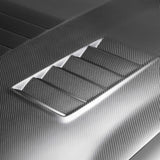 Type-CR dry carbon fiber hood for 2015-2020 Ford Mustang Shelby GT350 & GT350R