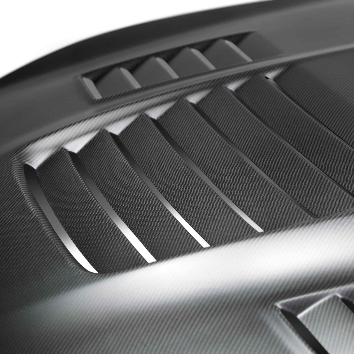 Type-CR dry carbon fiber hood for 2015-2020 Ford Mustang Shelby GT350 & GT350R