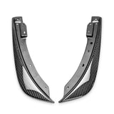 Carbon fiber front bumper canards for 2008-2014 Dodge Challenger