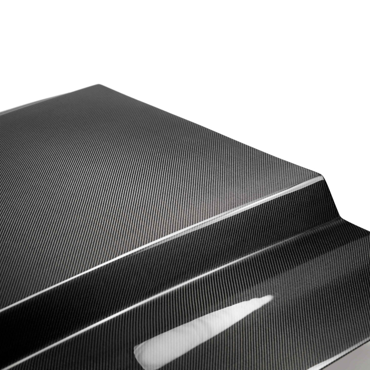 Type-CJ carbon fiber cowl hood for 2013-2014 Ford Mustang