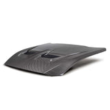Type-GTD double-sided carbon fiber hood for 2024 Ford Mustang
