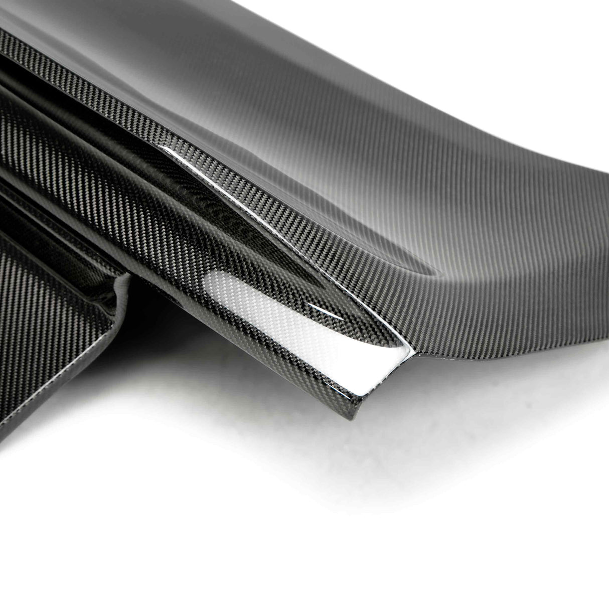 Type-SA double sided carbon fiber decklid with integrated spoiler for 2015-2023 Ford Mustang
