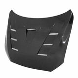 TS-style carbon fiber hood for 2008-2015 Mitsubishi Lancer EVO X