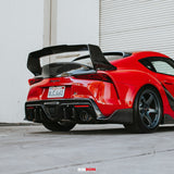 TD-style carbon fiber rear spoiler for 2020-2023 Toyota Supra