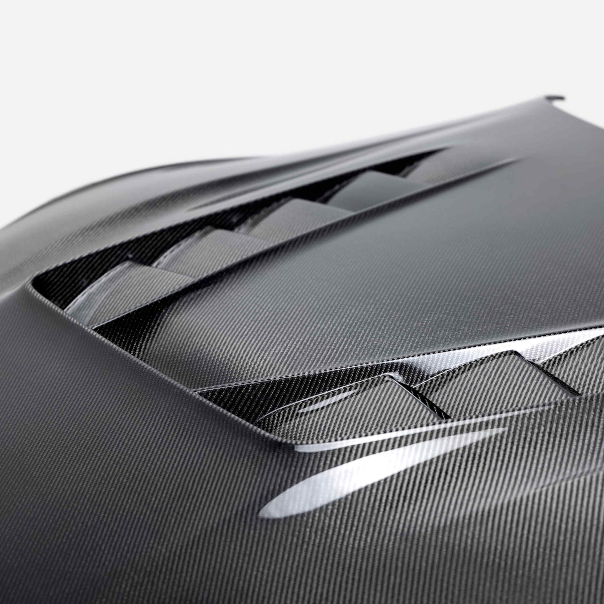 TV-style double sided carbon fiber hood for 2020-2023 Toyota Supra