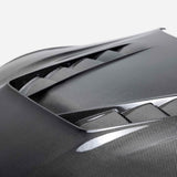 TV-style double sided carbon fiber hood for 2020-2023 Toyota Supra