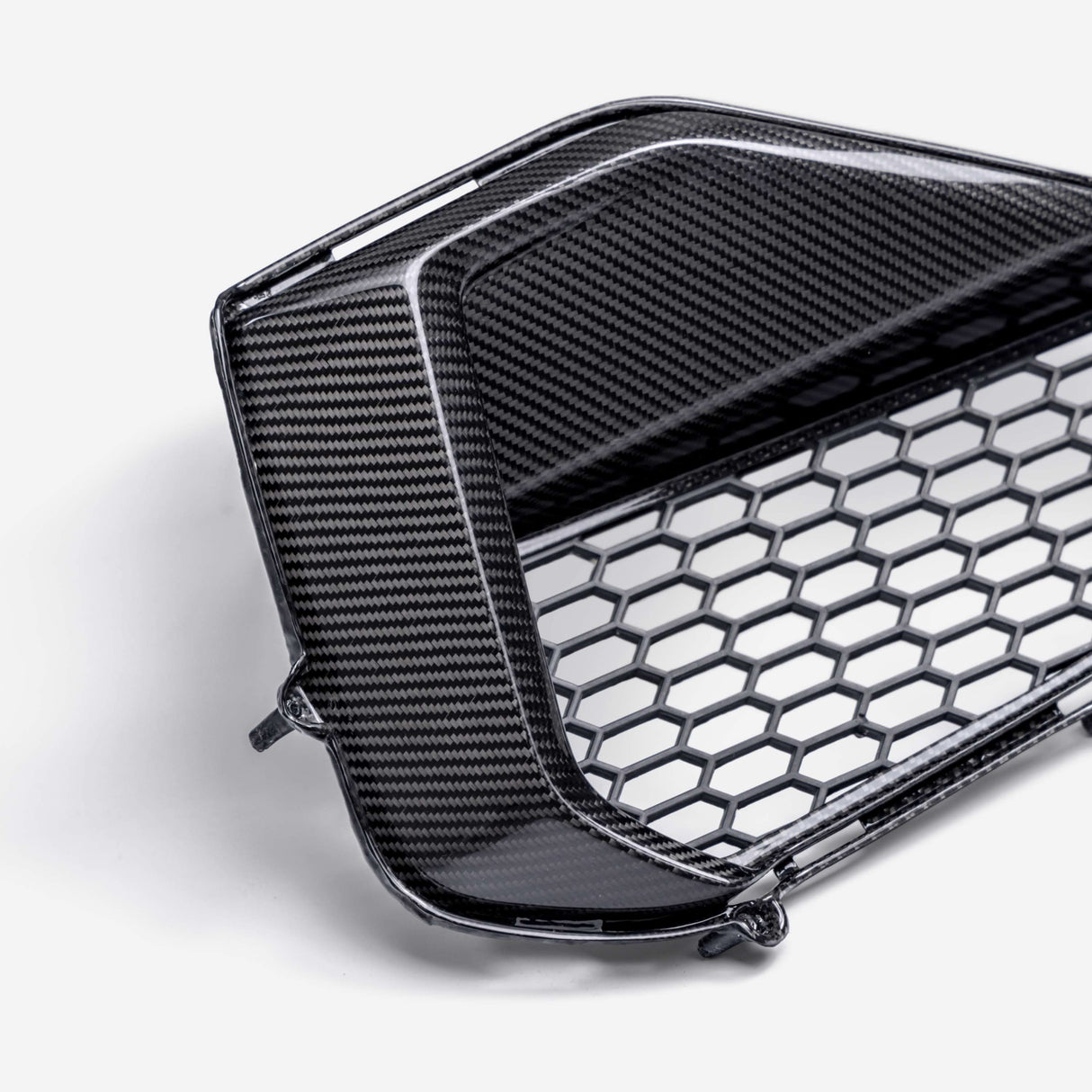Carbon fiber front bumper inserts for 2024 Ford Mustang
