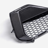 Carbon fiber front bumper inserts for 2024 Ford Mustang