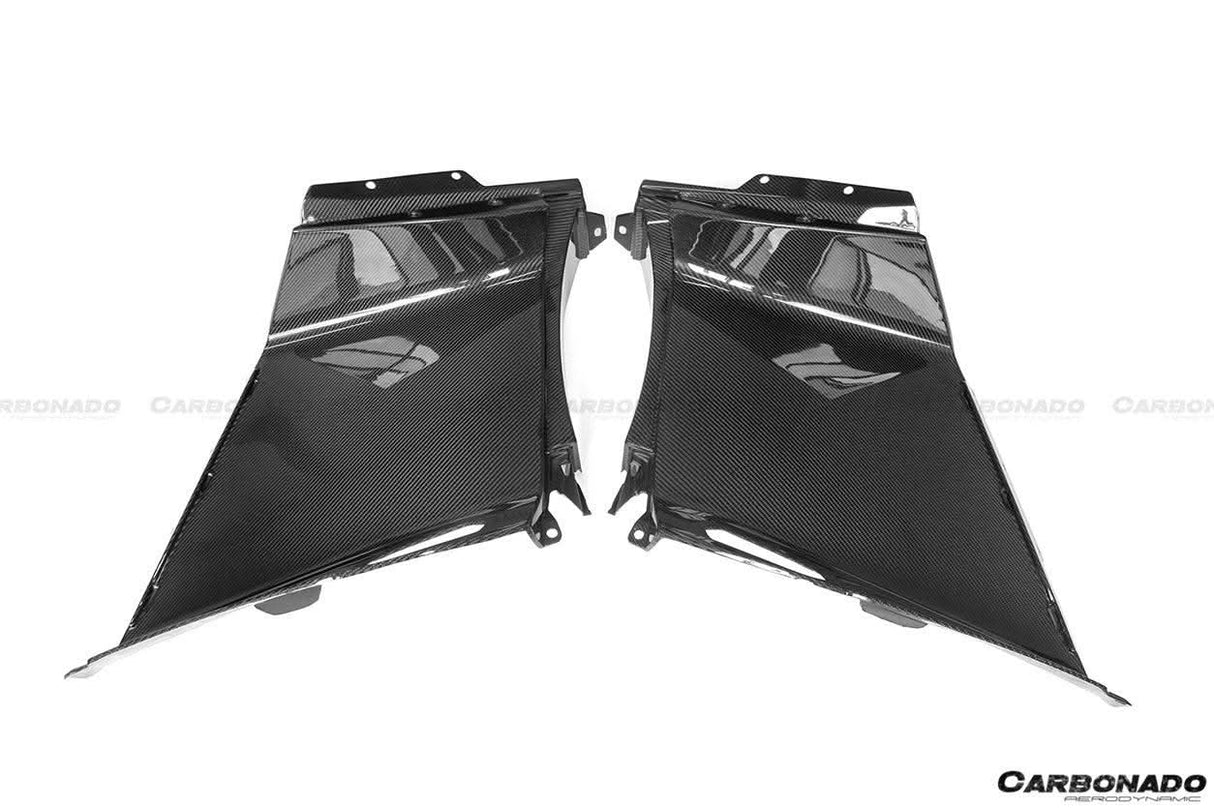 2011-2016 Lamborghini Aventador LP700 Coupe OEM Style Carbon Fiber Quarter Panel Fender Vent Inside