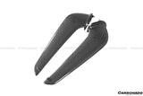 2010-2015 Ferrari Carbon Fiber Front Bumper Canards Carbonado (OE) Fits: 458 Italia and Spider