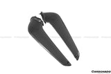 2010-2015 Ferrari Carbon Fiber Front Bumper Canards Carbonado (OE) Fits: 458 Italia and Spider