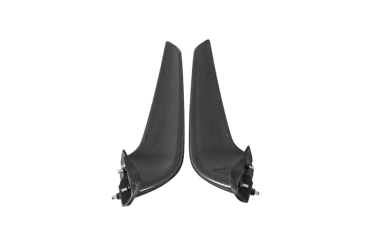 2010-2015 Ferrari Carbon Fiber Front Bumper Canards Carbonado (OE) Fits: 458 Italia and Spider