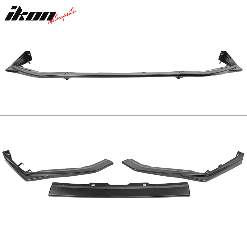 2018-2021 Subaru WRX STI Style Unpainted Front Bumper Lip ABS 3PCS