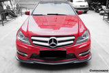 2012-2014 Mercedes Benz W204 C Class Sedan  Coupe AMG Style Front Lip