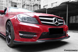 2012-2014 Mercedes Benz W204 C Class Sedan  Coupe AMG Style Front Lip