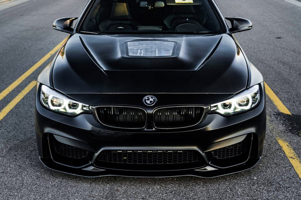 2014-2020 BMW M3 F80 M4 F82 SM Style Carbon Fiber Front Lip | Fits M3 F80, M4 F82, F83 M4