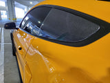 2015 - 2020 Mustang Carbon Fiber Type-Flat Side Window Louvers (Pair)