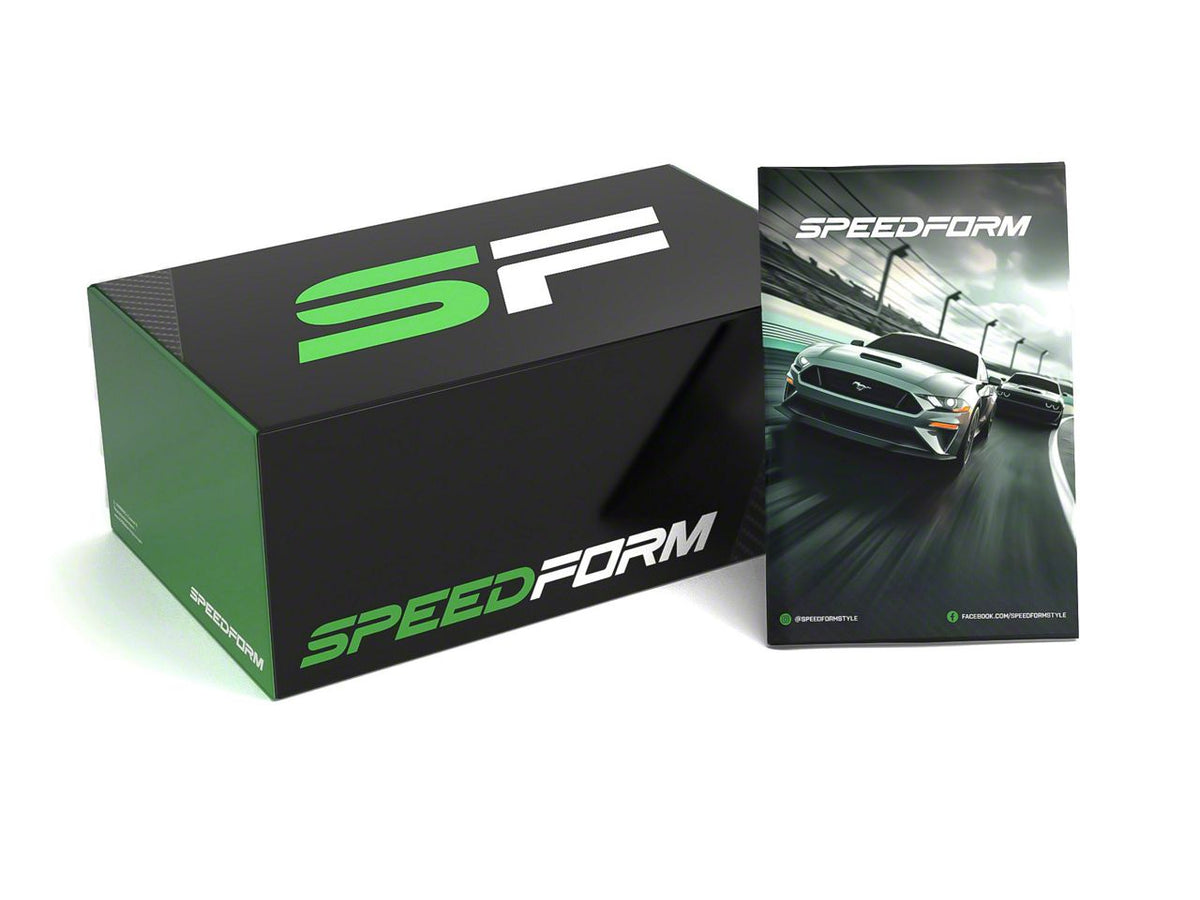 Speedform Show-N-Go Front License Frame; Manual (Universal; Some Adaptation May Be Required)