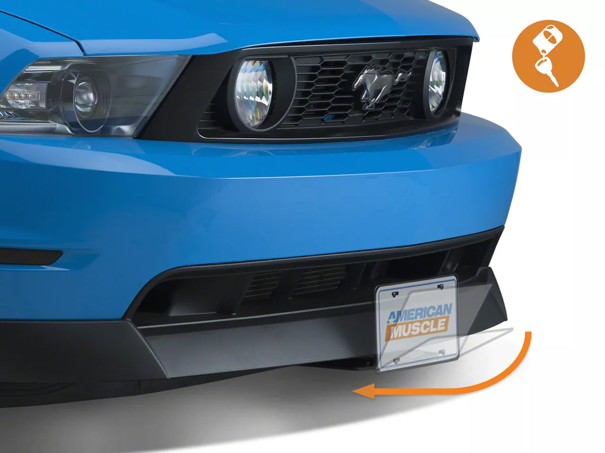 Speedform Show-N-Go Front License Frame; Powered (Universal; Some Adaptation May Be Required)