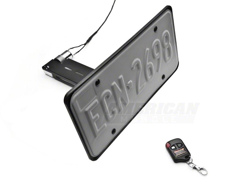 Speedform Show-N-Go Front License Frame; Powered (Universal; Some Adaptation May Be Required)