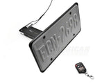 Speedform Show-N-Go Front License Frame; Powered (Universal; Some Adaptation May Be Required)