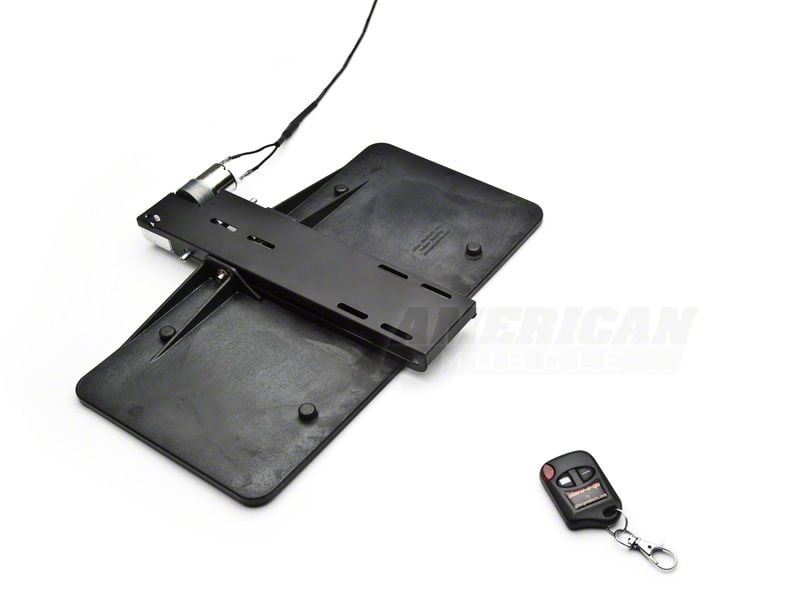 Speedform Show-N-Go Front License Frame; Powered (Universal; Some Adaptation May Be Required)