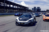 2018-2021 McLaren 600LT Carbon Fiber Front Bumper Side Splitter