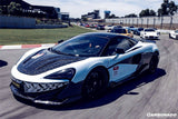 2018-2021 McLaren 600LT Carbon Fiber Front Bumper Side Splitter