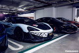 2018-2021 McLaren 600LT Carbon Fiber Front Bumper Side Splitter