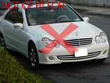 2001-2004 Mercedes W203 C32 AMG Style Fog Lights Set with Bulbs