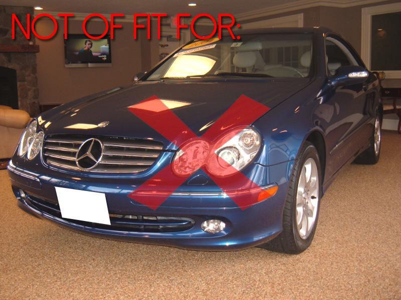 2008-2010 Mercedes C-Class W204 AMG Style Fog Light Set