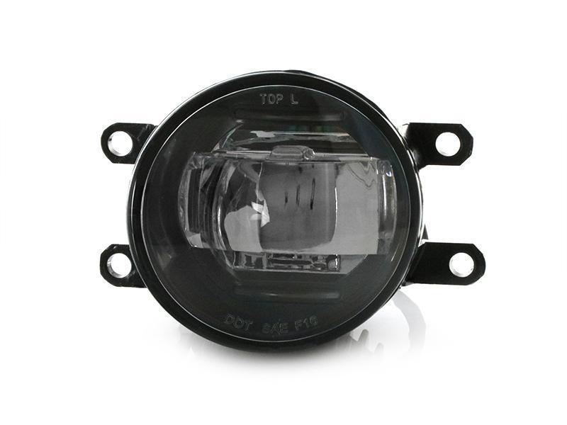 2010-2019 Toyota 4Runner Projector LED Fog Lights - Black Bezel