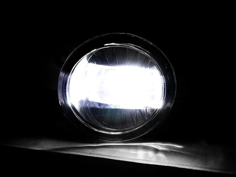 2016-2019 Toyota Tacoma Projector LED Fog Lights - Black Bezel