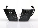 2003-2015 Volvo Vn Series Hd Truck W/Led Drl Black Fog Lights Set