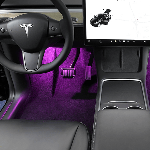 TESERY Footwell LED Lights for Model 3/Y/S/X