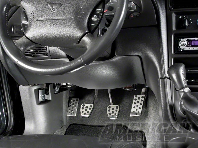 SpeedForm Modern Billet Bullitt Style Pedal Covers (94-04 Mustang w/ Manual Transmission)