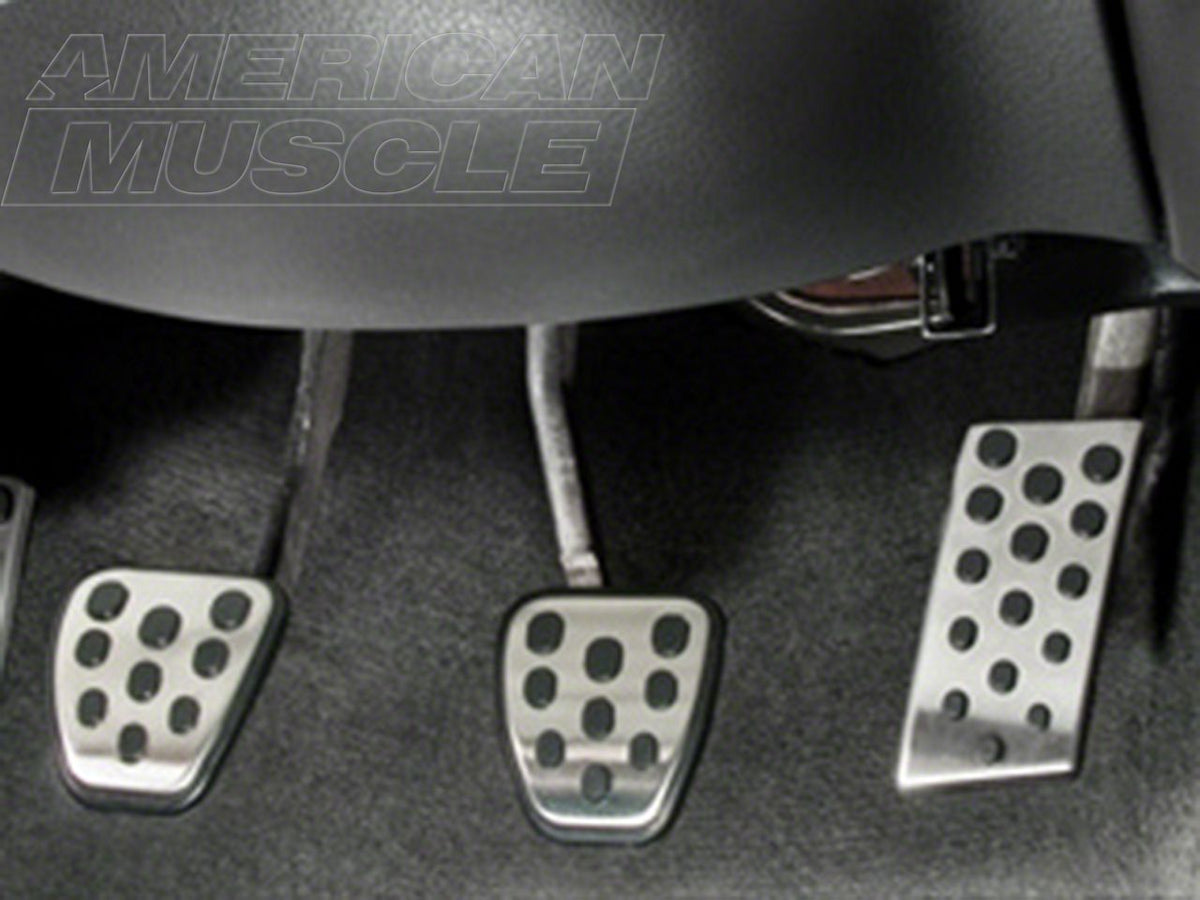 SpeedForm Modern Billet Bullitt Style Pedal Covers (94-04 Mustang w/ Manual Transmission)
