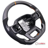 F150 2021-2024 Custom Heated Carbon Fiber Steering Wheel