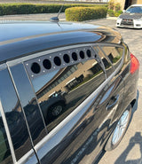 Ford Focus SE / ST / RS (2012-2018) Rear Window Vents (PAIR) - Hatchbacks