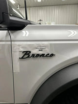 Ford Bronco Cursive Script Metal Emblem Templates - 2021+ Bronco
