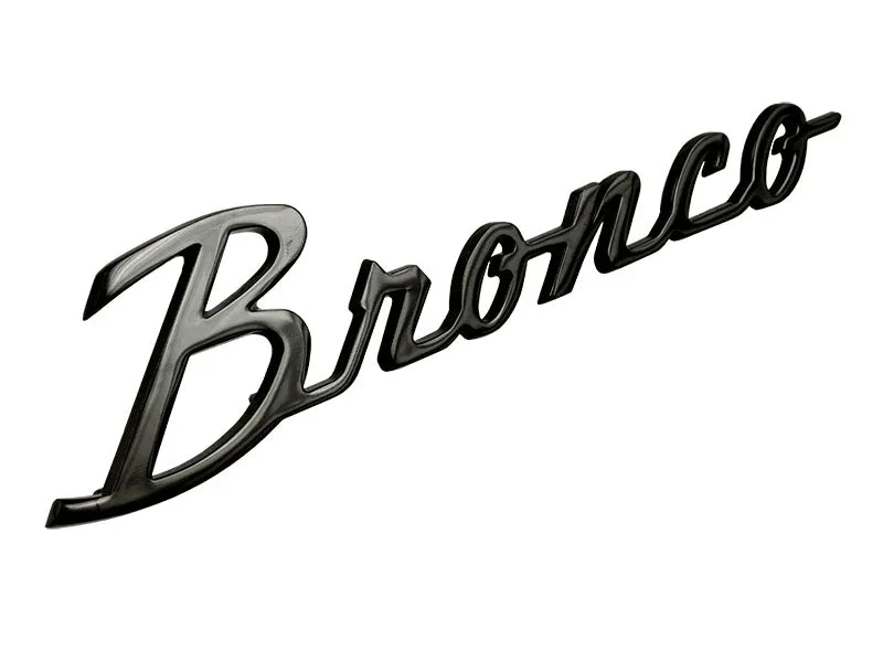 Ford Bronco Cursive Script Metal Emblem Templates - 2021+ Bronco
