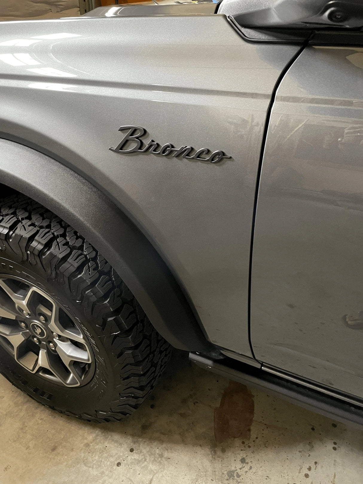 Ford Bronco Cursive Script Metal Emblem Templates - 2021+ Bronco