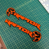 Ford Raptor Door Emblems (F150, Ranger, Bronco) - sold as a pair